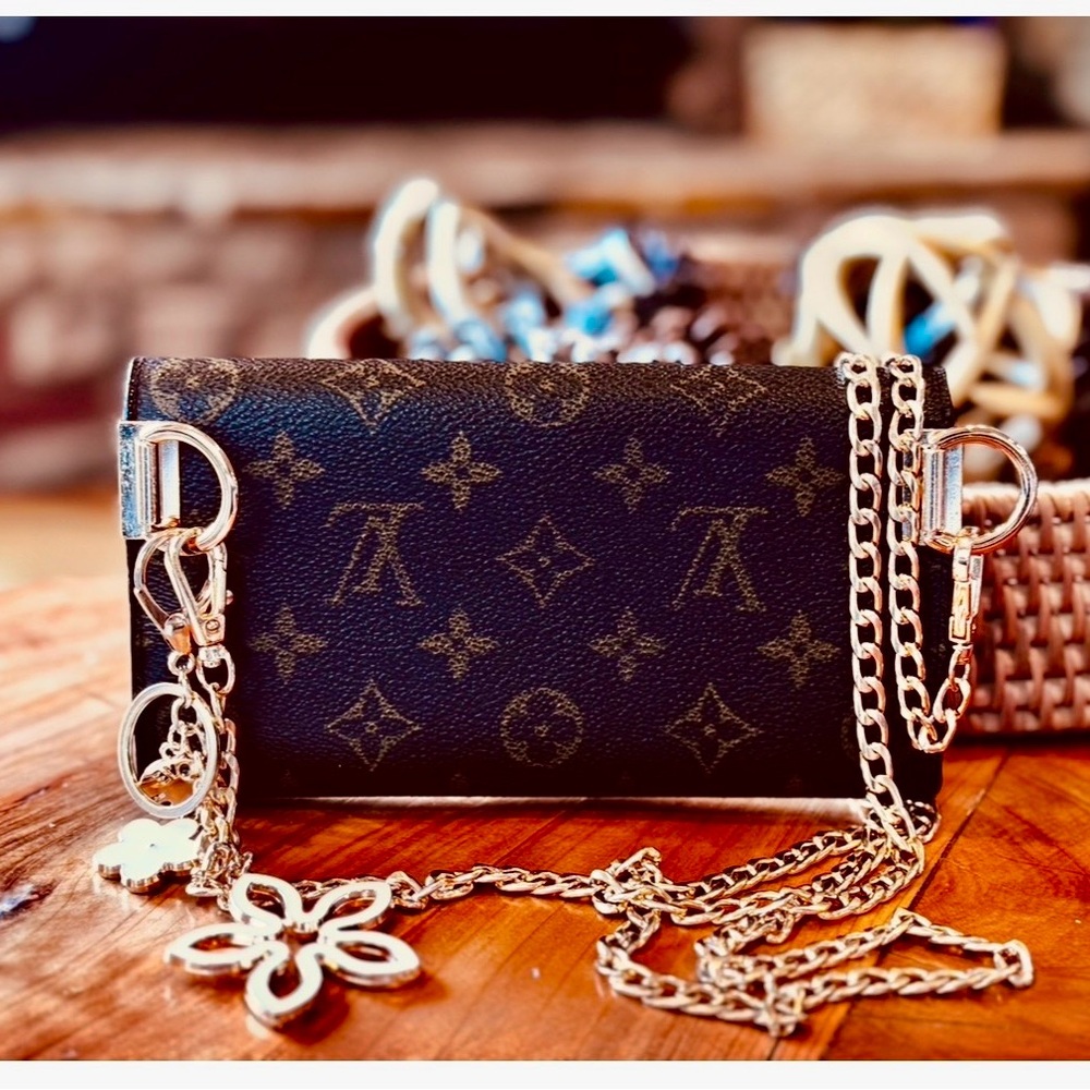 Louis Vuitton monogram Sarah wallet converted Crossbody 2002 vintage - Picture 4 of 17